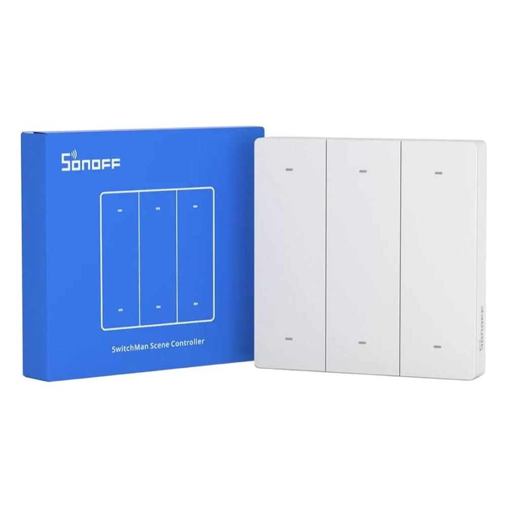 Controlador Wi-Fi Inteligente Sonoff R5W com 6 Botões para Alexa e Google