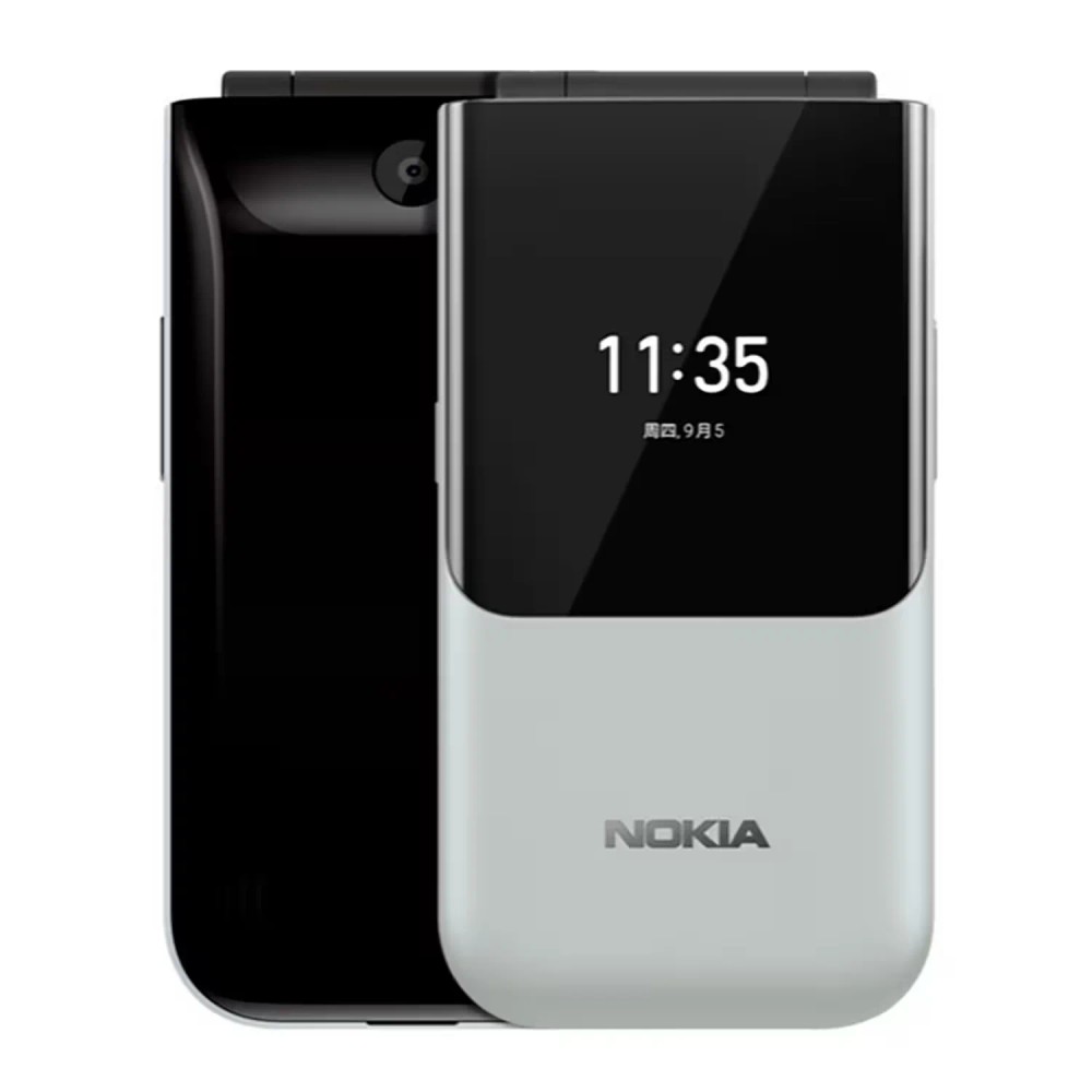Celular Nokia Flip 2720 2G TA-1170 Dual SIM Tela 2.8" - Cinza