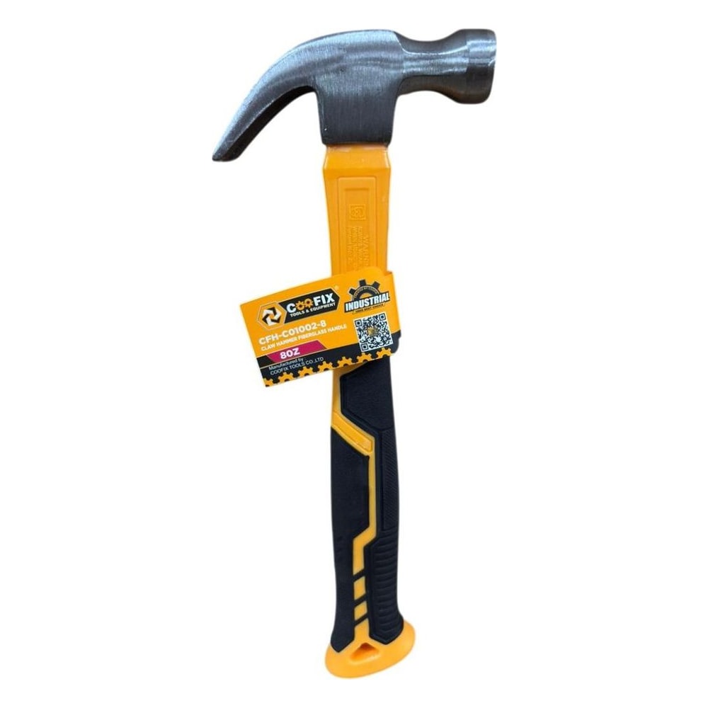 Martelo de Unha CFH-C01002-8 Cabo de Fibra de Vidro 450g - Coofix