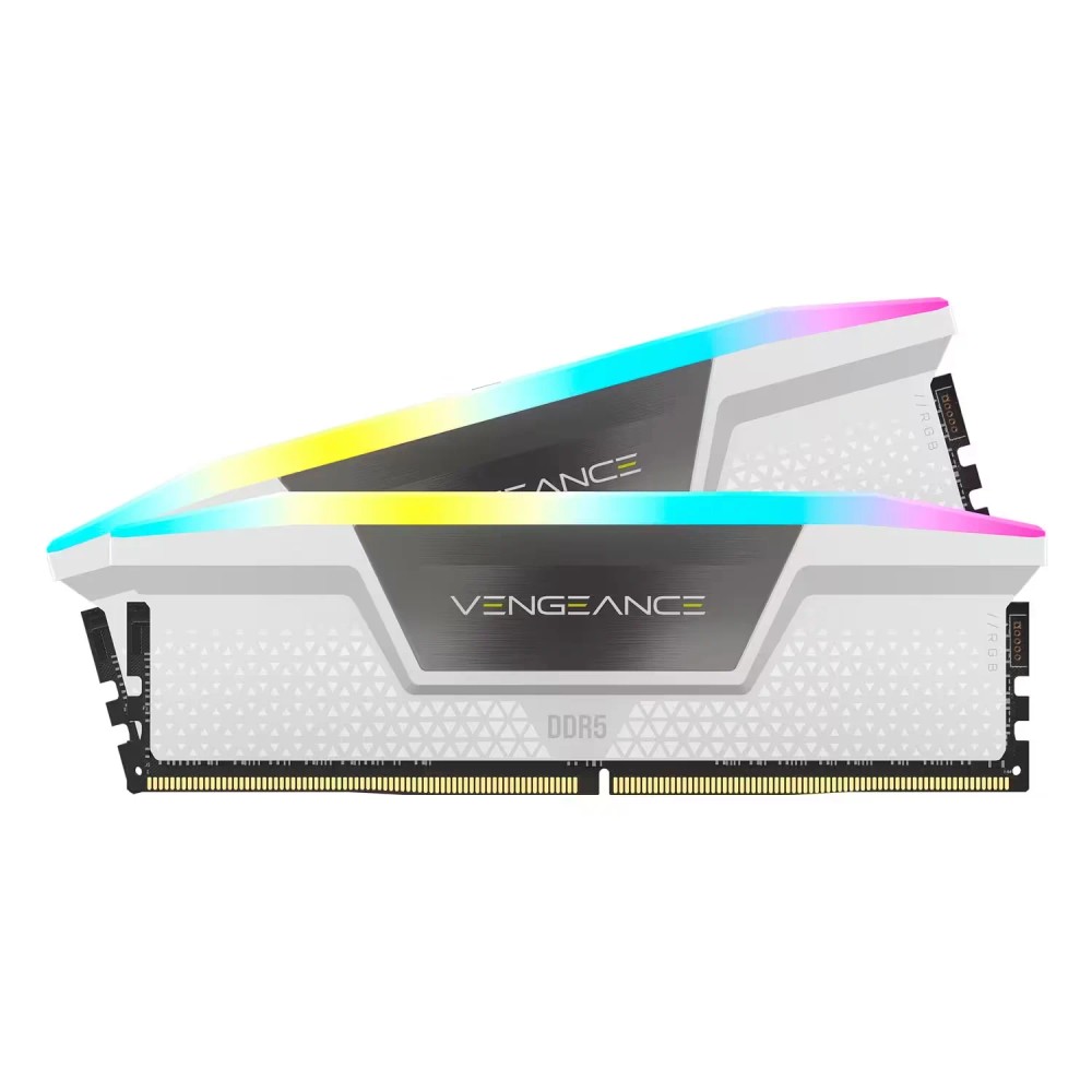 Memória RAM Corsair Vengeance RGB 32GB (2x16GB) DDR5 6200MHz - CMH32GX5M2B6200C36W