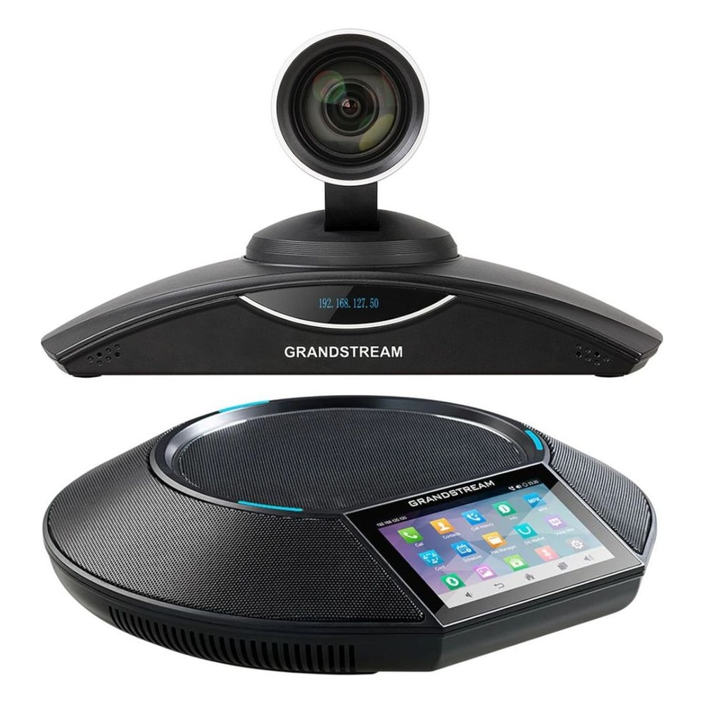 Kit Videoconferência Grandstream GVC3202 GAC2500 SIP Android 1080p PTZ Bluetooth MCU Integrada IPVideoTalk Profissional