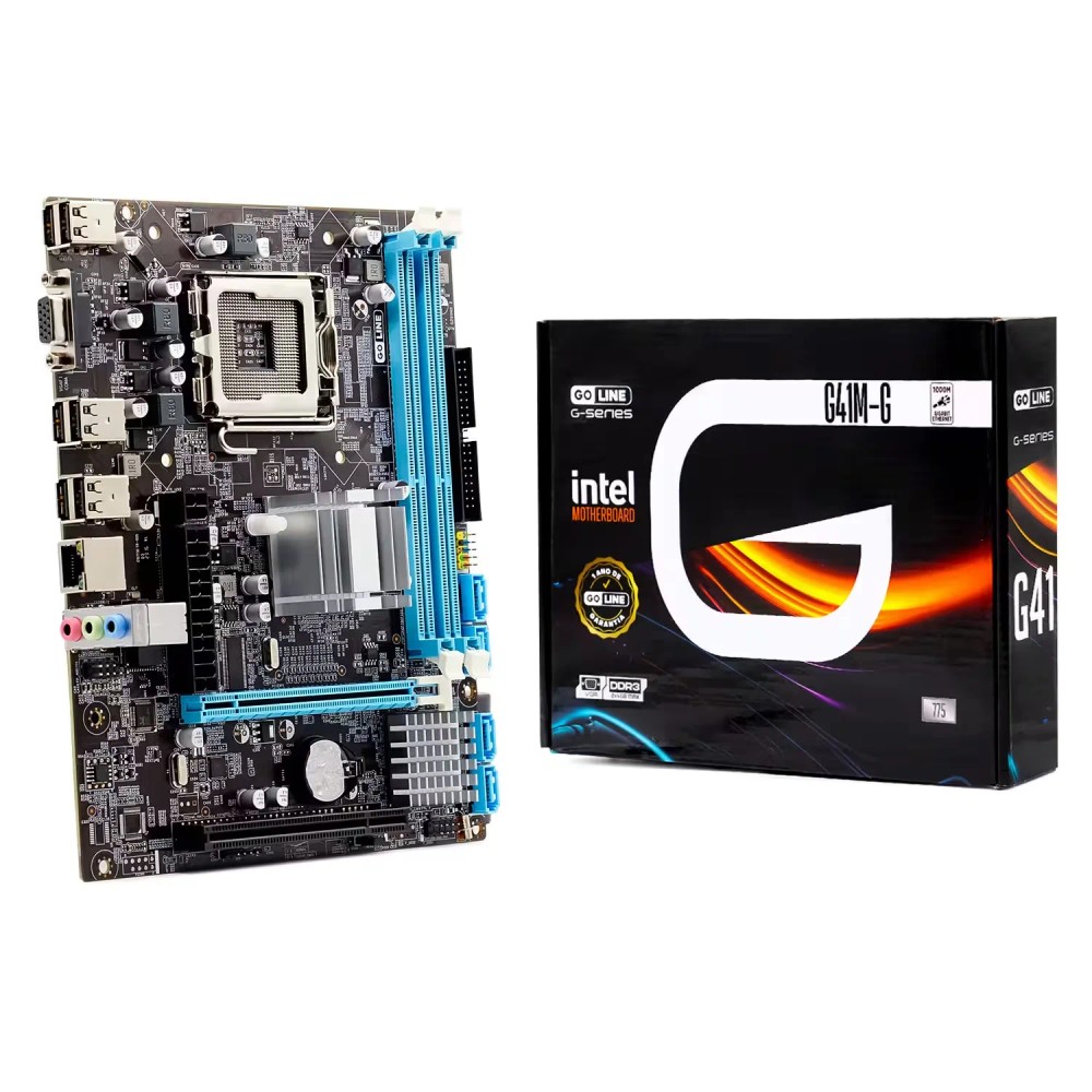 Placa Mãe Goline G41M-G Socket LGA 775 DDR3 Chipset Intel 8GB