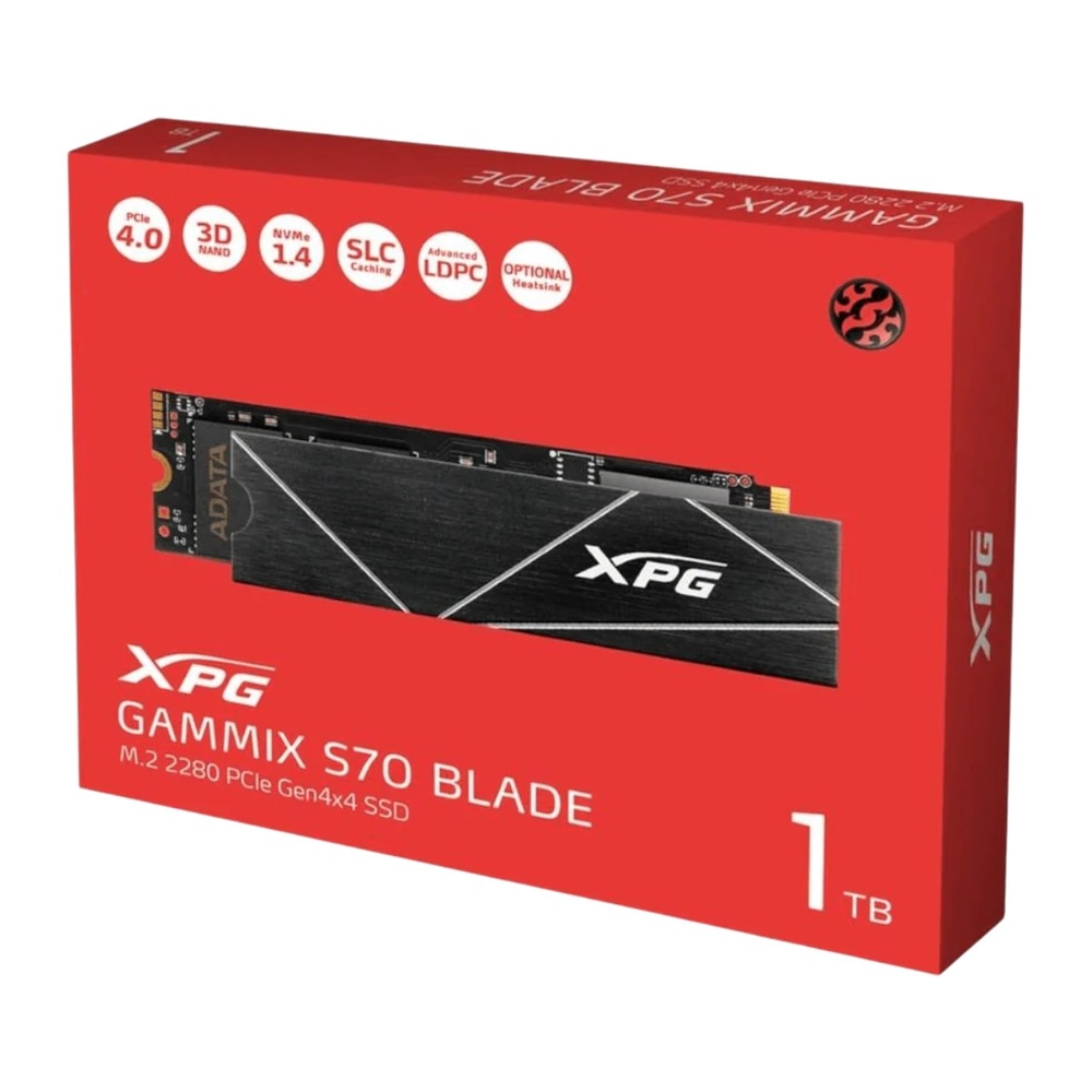 SSD M.2 NVMe ADATA XPG Gammix S70 1TB 7400MBs PCIe Gen4x4