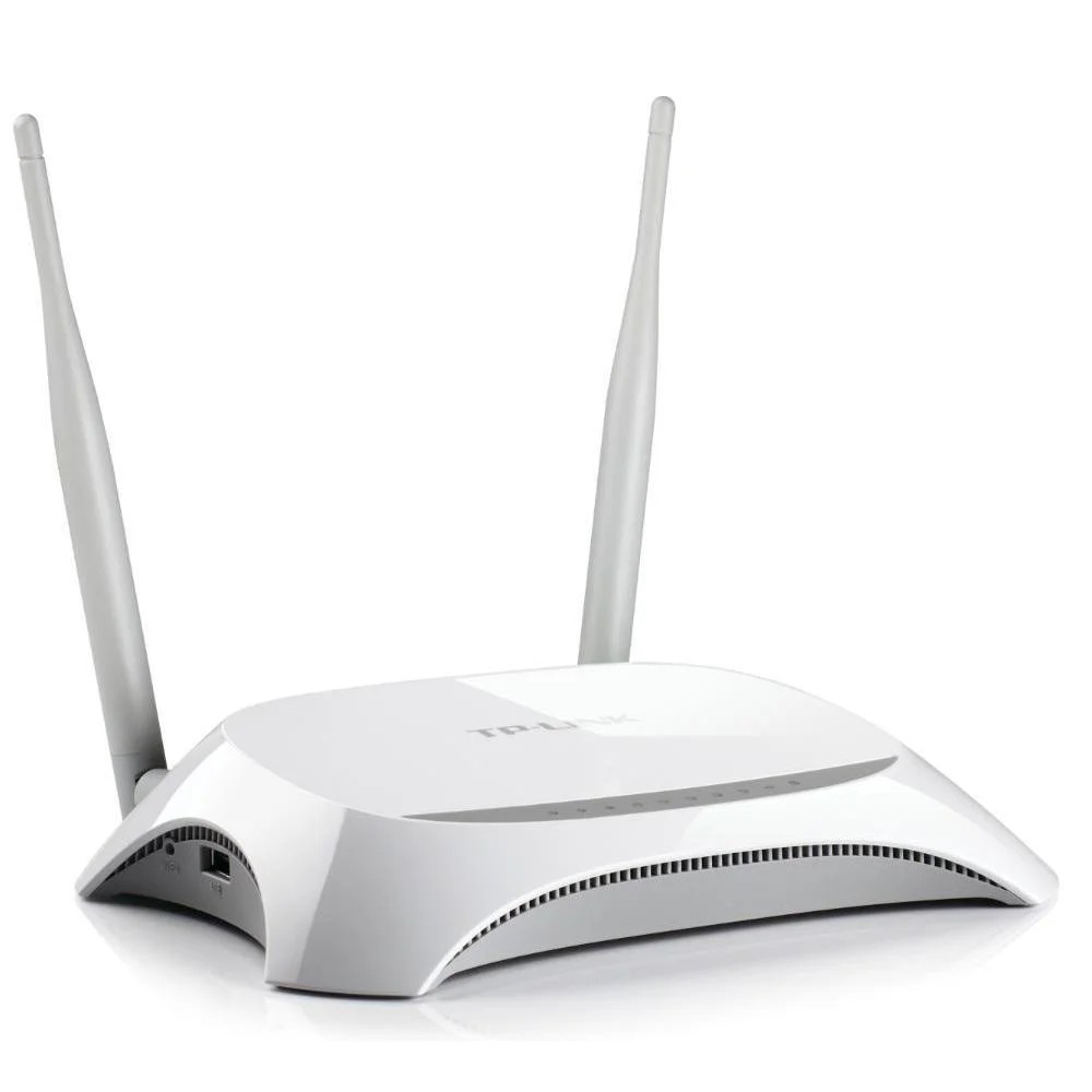 Roteador Wi-Fi TP-Link TL-MR3420 3G/4G LTE 300Mbps 4 Portas Ethernet Antenas Removíveis Compartilhamento de Internet