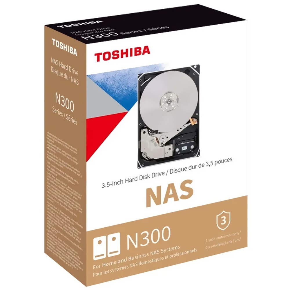 HD Toshiba N300 4TB 3.5" SATA 3 7200RPM HDWG740XZSTC Alta Performance NAS Armazenamento Seguro Garantia Brasil