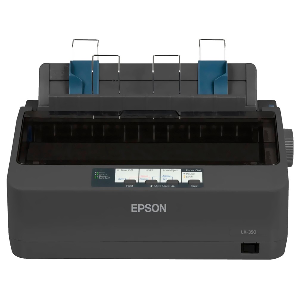 Impressora Matricial Epson LX-350 220V 550 cps Preto Confiável Baixo Custo Impressão Rápida Ideal para Documentos