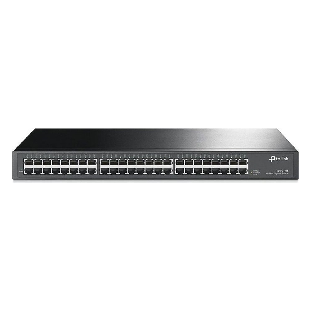Switch TP-Link TL-SG1048 Rack 48 Portas 10/100/1000 Mbps Gigabit Ethernet Metal Gerenciável Ideal Data Center