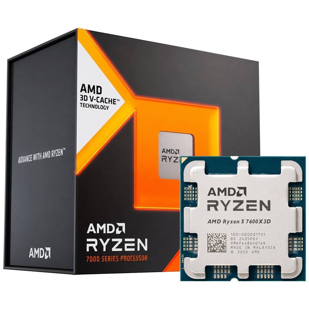 Processador AMD Ryzen 5 7600X3D Socket AM5 / 4.1GHZ / 102MB