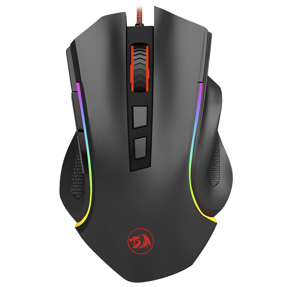 Mouse Gaming Redragon Griffin M607/RGB/7200DPI Ajustavel/7 Botoes - Preto