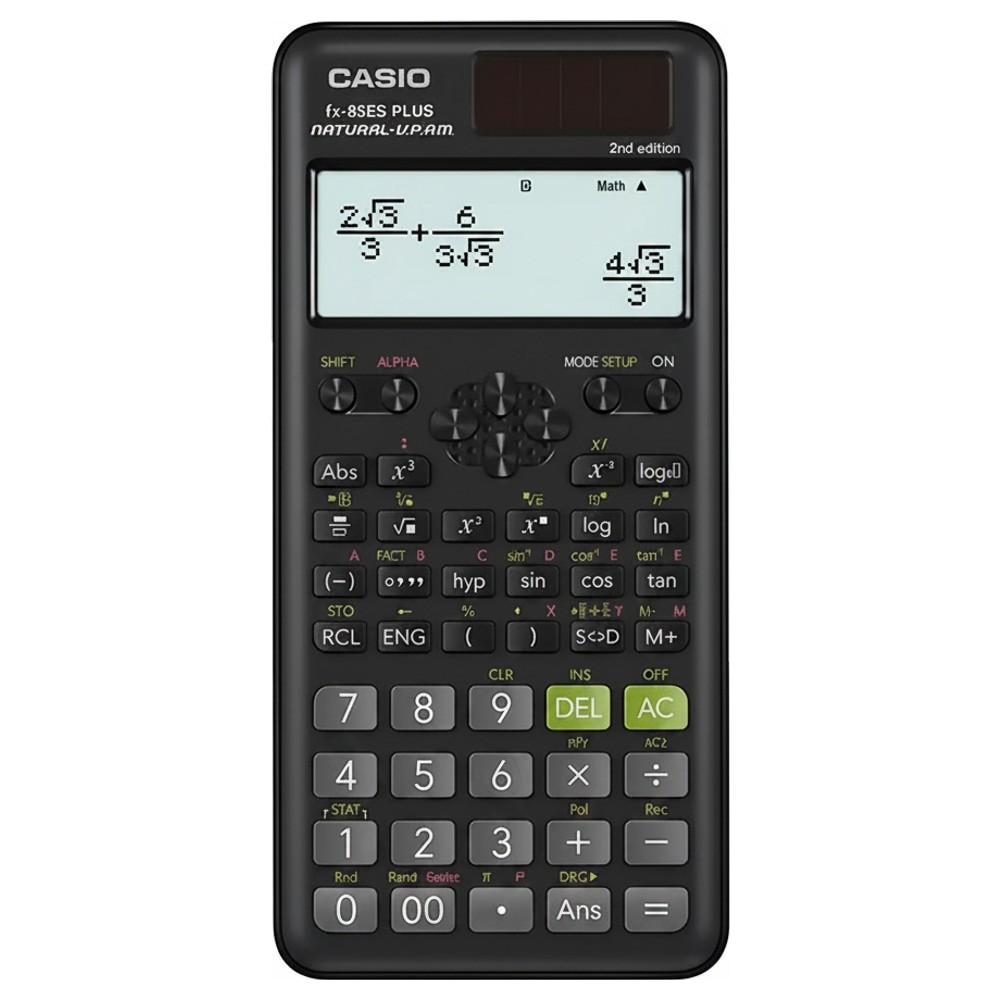 Calculadora Científica Casio FX-85ES Plus 12 Dígitos Edição 2 Preto