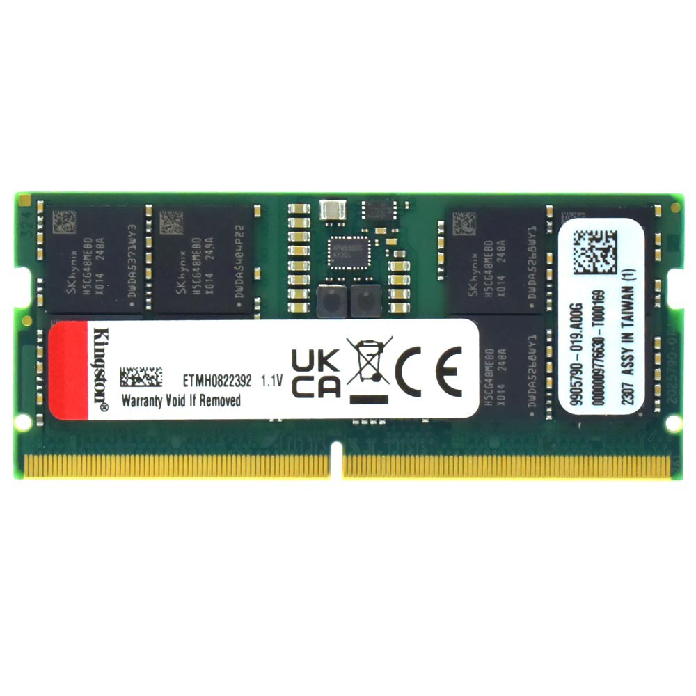 Memória RAM Kingston 16GB DDR5 5600MHz SO-DIMM para Notebook