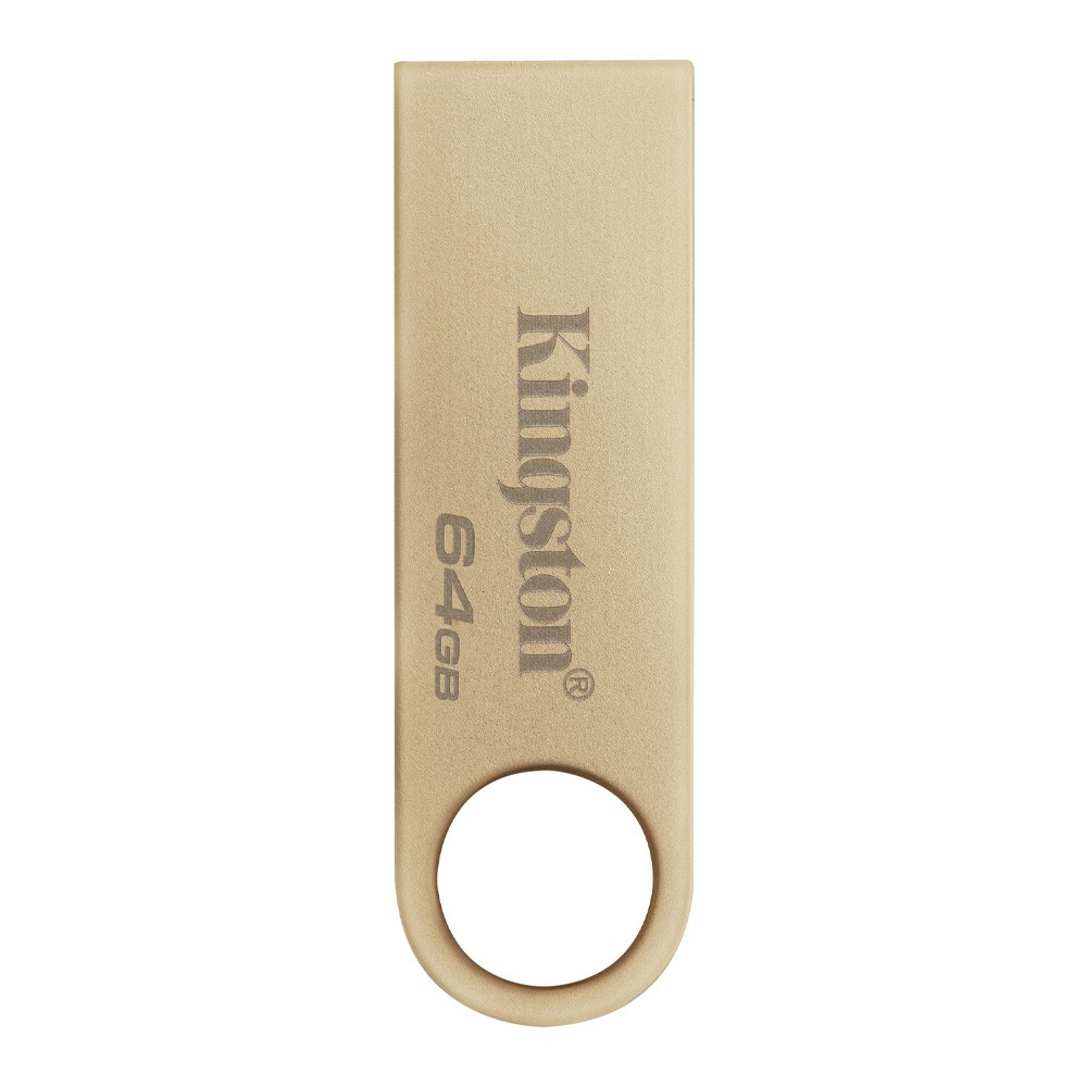 Pendrive Kingston 64GB USB 3.2 Dourado Rápido e Espaçoso