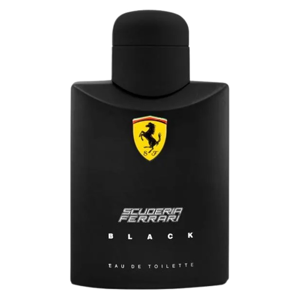 Perfume Masculino Ferrari Scuderia Black EDT 125ml Fragrância Amadeirada Aromática Longa Duração Elegante