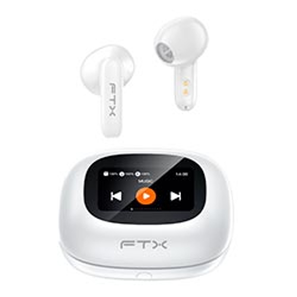 Fone de Ouvido FTX E97L-WH TWS Bluetooth - Branco