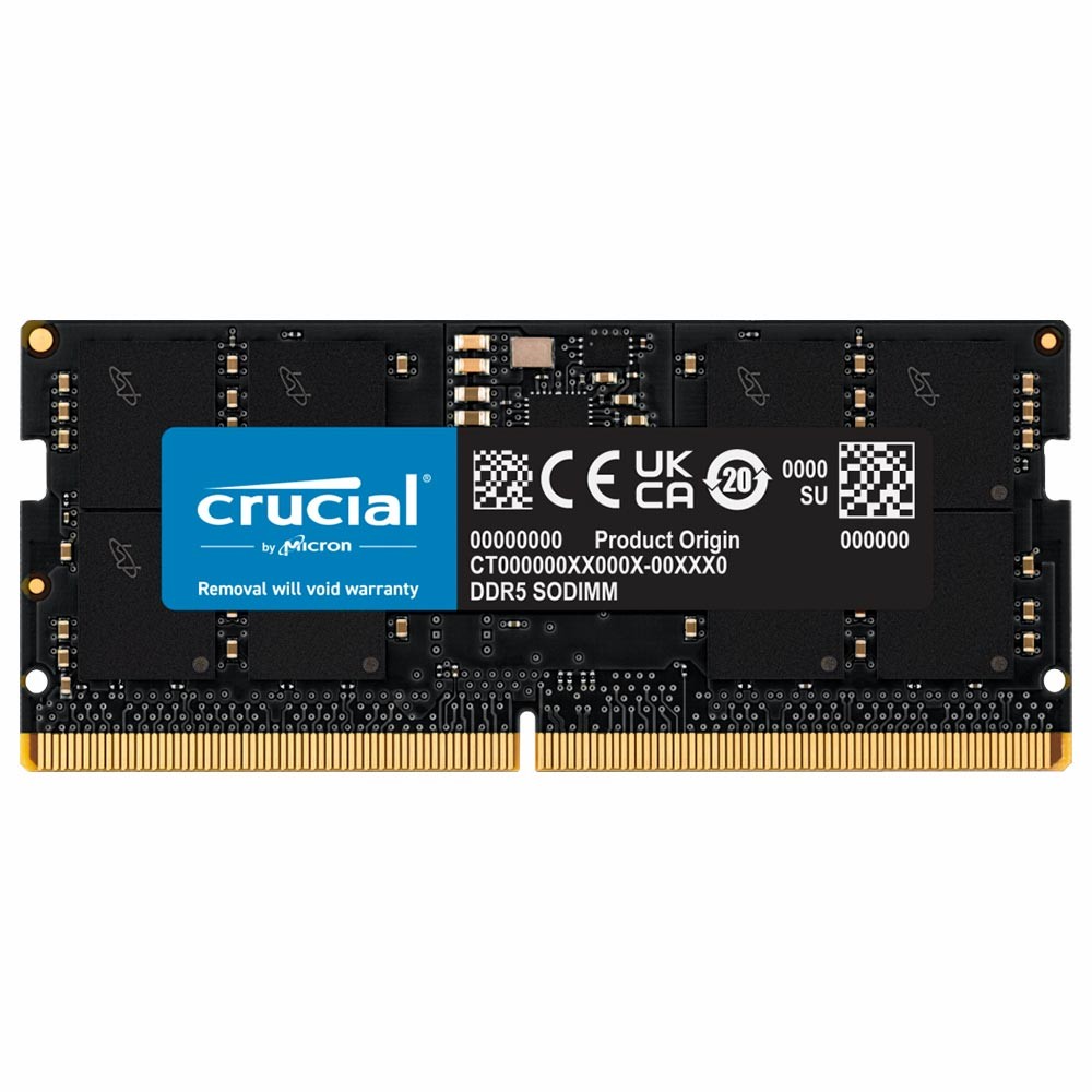 Memória RAM DDR5 Crucial 16GB 4800MHz Alta Performance para Jogos