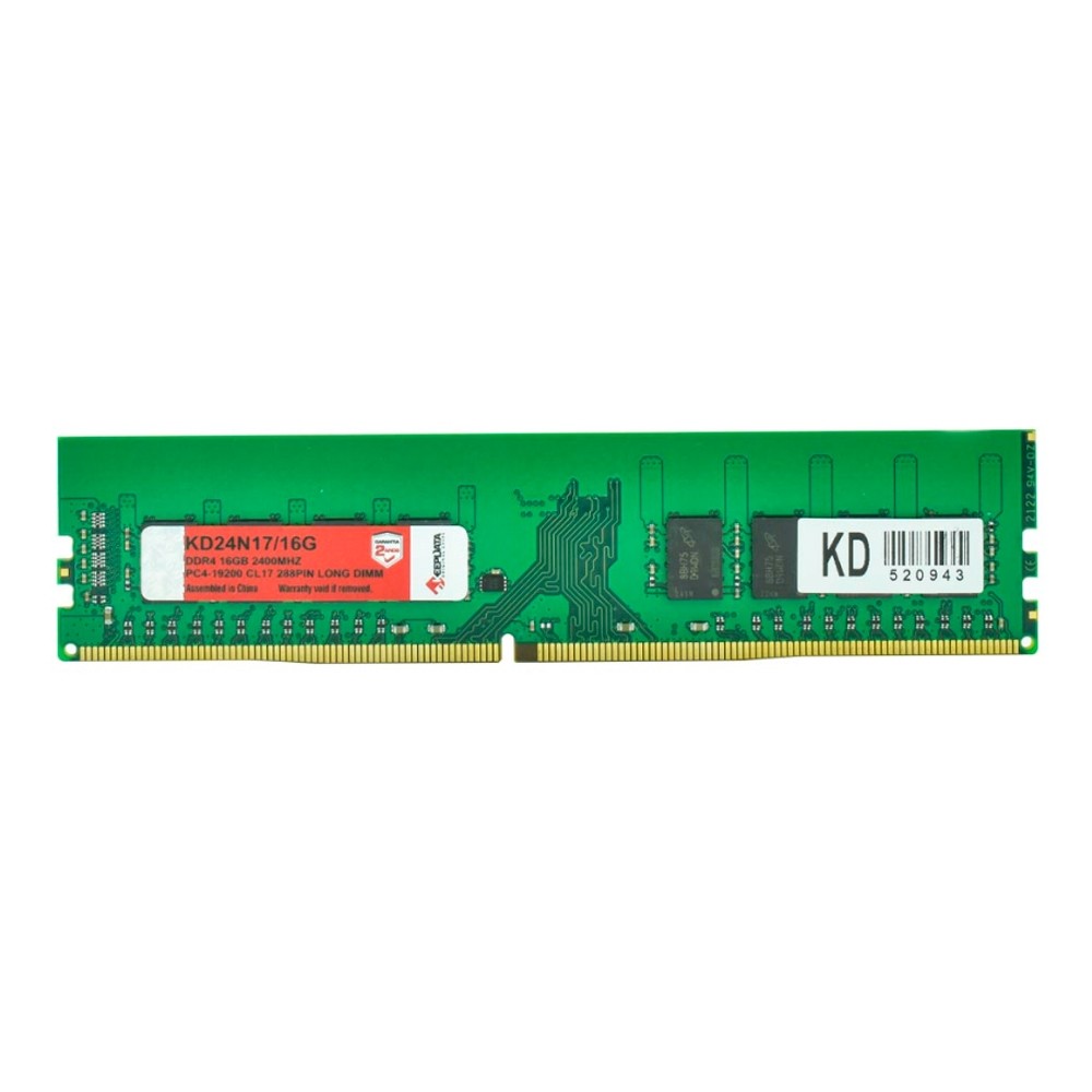 Memória RAM KeepData KD24N17/16G 16GB DDR4 2400MHz DIMM PC Desktop Alta Performance Upgrade Estabilidade Compatível Intel AMD