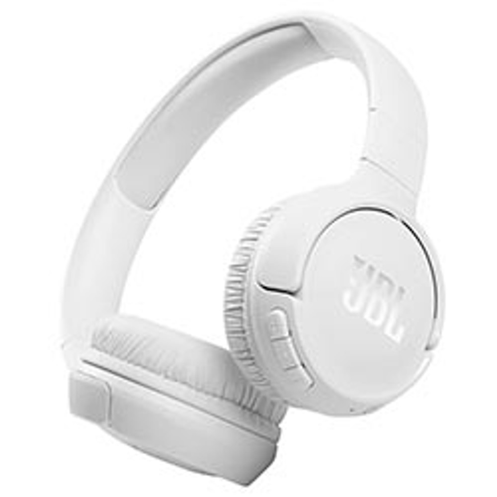 Fone de Ouvido Sem Fio JBL Tune T510BT Bluetooth 5.0 Pure Bass 40h Bateria Microfone Branco
