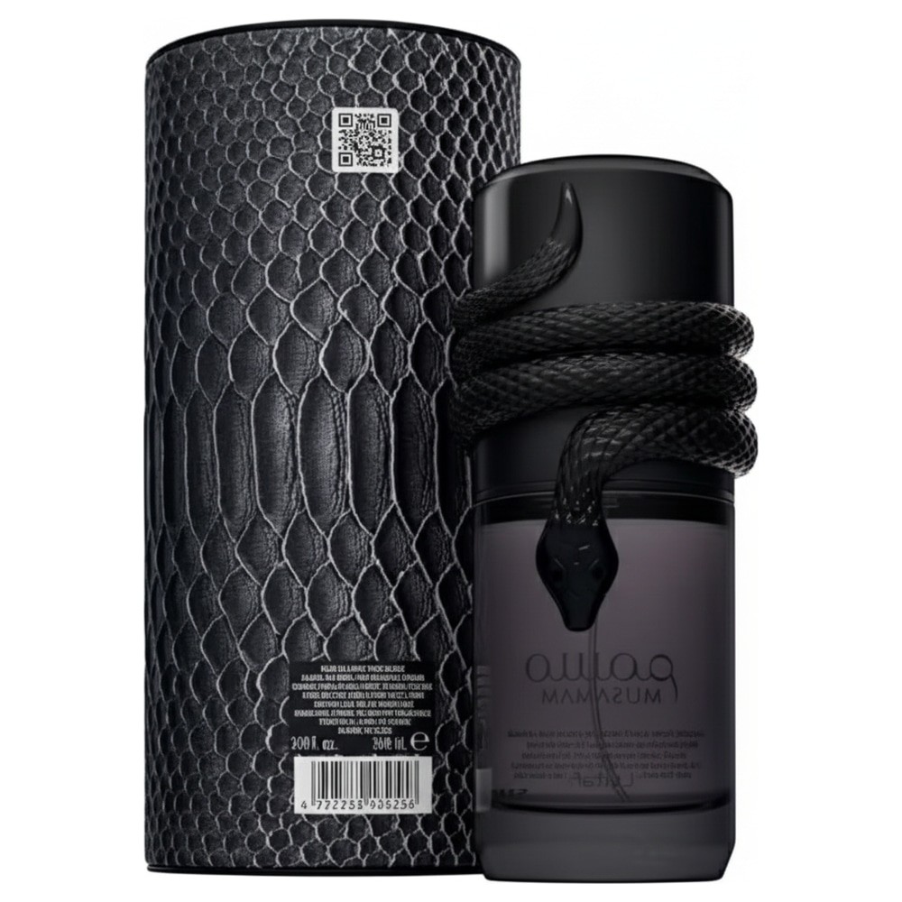 Perfume Lattafa Musamam Black Intense Eau de Parfum Unissex 100ml - (Deslacrado)
