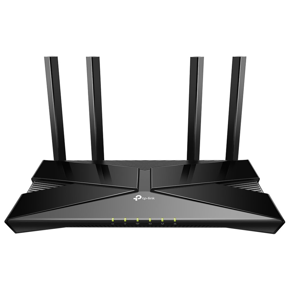 Roteador Wi-Fi 6 TP-Link EX520 Dual Band 3000Mbps 4 Antenas Preto