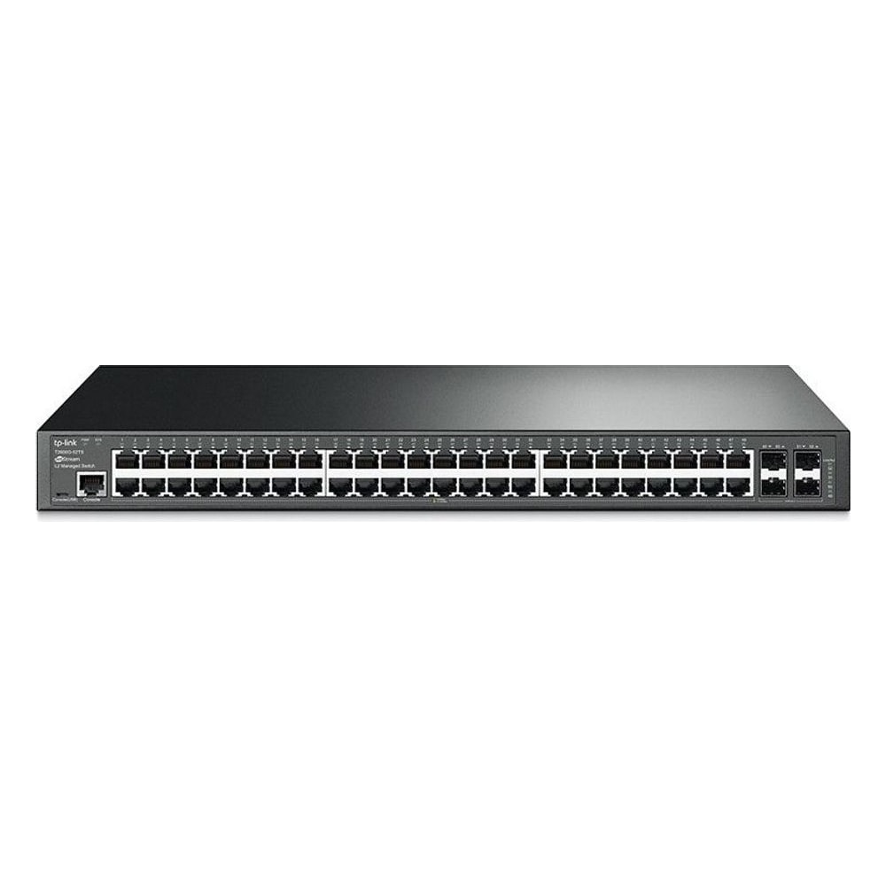 Switch TP-Link Jetstream T2600G-52TS TL-SG3452 48 Portas Gigabit 4 SFP Gerenciável Rack 19" Ideal para Empresas