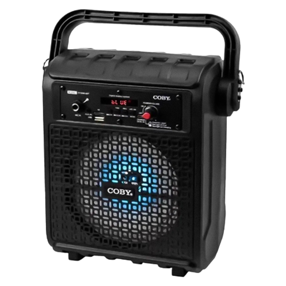 Caixa de Som Bluetooth Coby CY3360 Portátil USB Rádio FM Preto