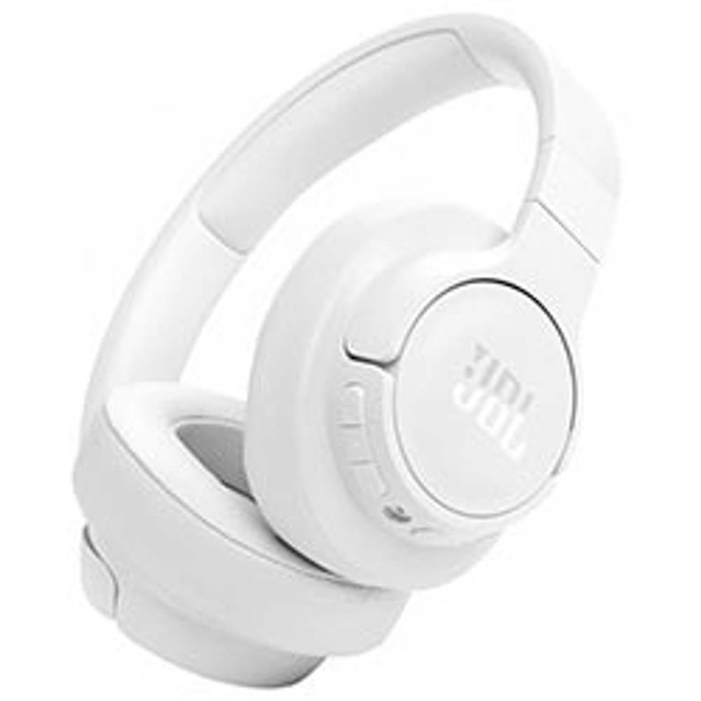 Fone de Ouvido Sem Fio JBL Tune T770NC Bluetooth 5.0 Cancelamento Ativo de Ruído Pure Bass 27h Bateria Branco