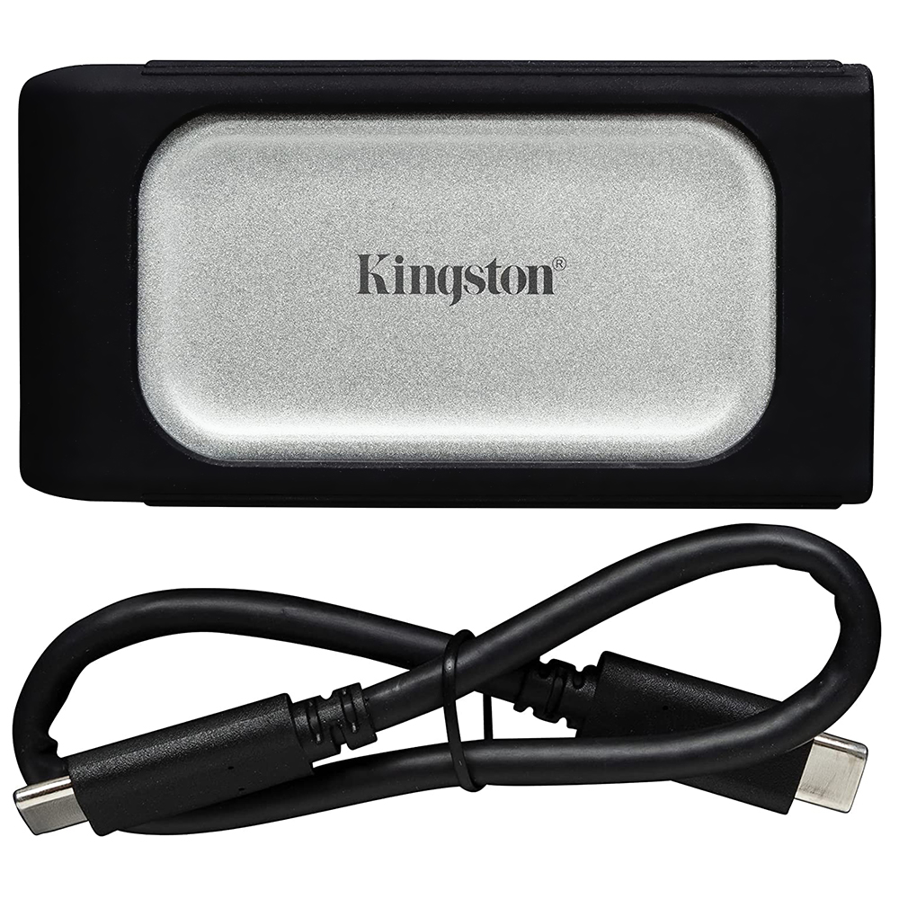 SSD Externo Kingston 4TB Portátil XS2000 - Prata / Preto (SXS2000/4000G)