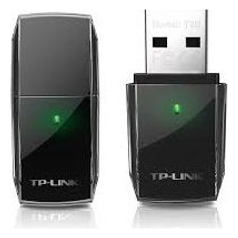 Adaptador USB Wi-Fi TP-Link Archer T2U Mini AC600 Dual Band 2.4GHz 5GHz 600Mbps Compacto Antena Externa