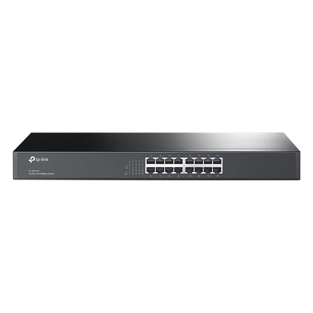 Switch TP-Link TL-SF1016 16 Portas 10/100Mbps Rackmount Ethernet Não Gerenciável Ideal para Redes Empresariais