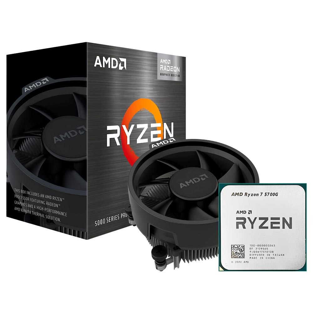 Processador AMD Ryzen 7 5700G Socket AM4 / 3.8GHZ / 20MB