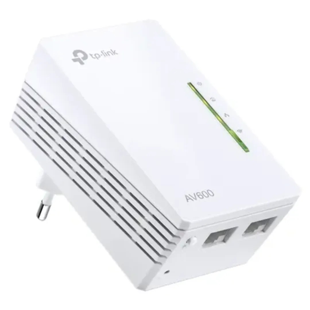 Adaptador Powerline TP-Link TL-WPA4220 AV600 300Mbps Wi-Fi Extensor Conectividade Plug and Play
