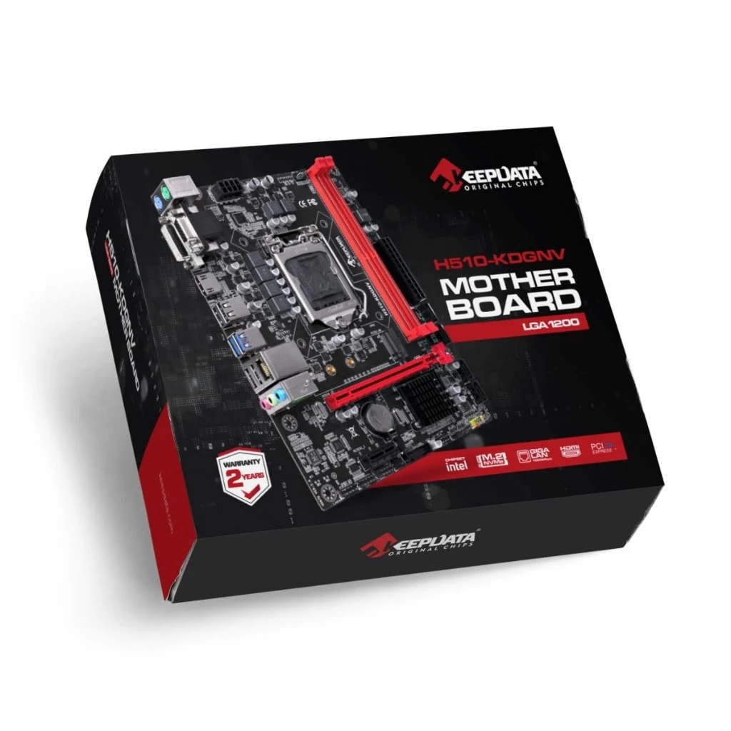 Placa Mãe KeepData LGA1200 H510-KDGNV 2xDDR4 HDMI VGA USB SATA