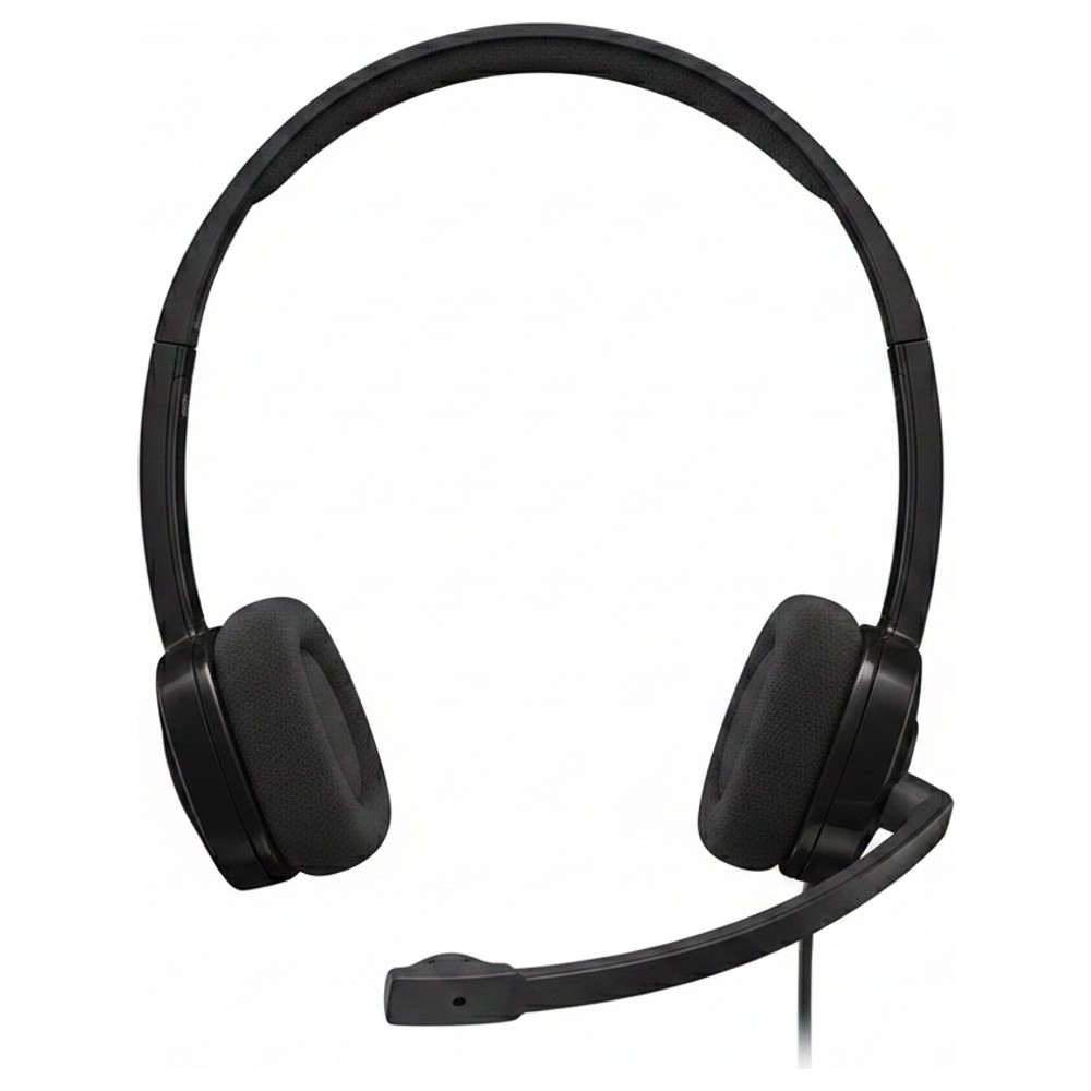 Headset com fio Logitech H151 com Microfone com Redução de Ruído e Conexão 3,5mm